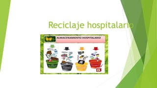 Reciclaje hospitalario
 