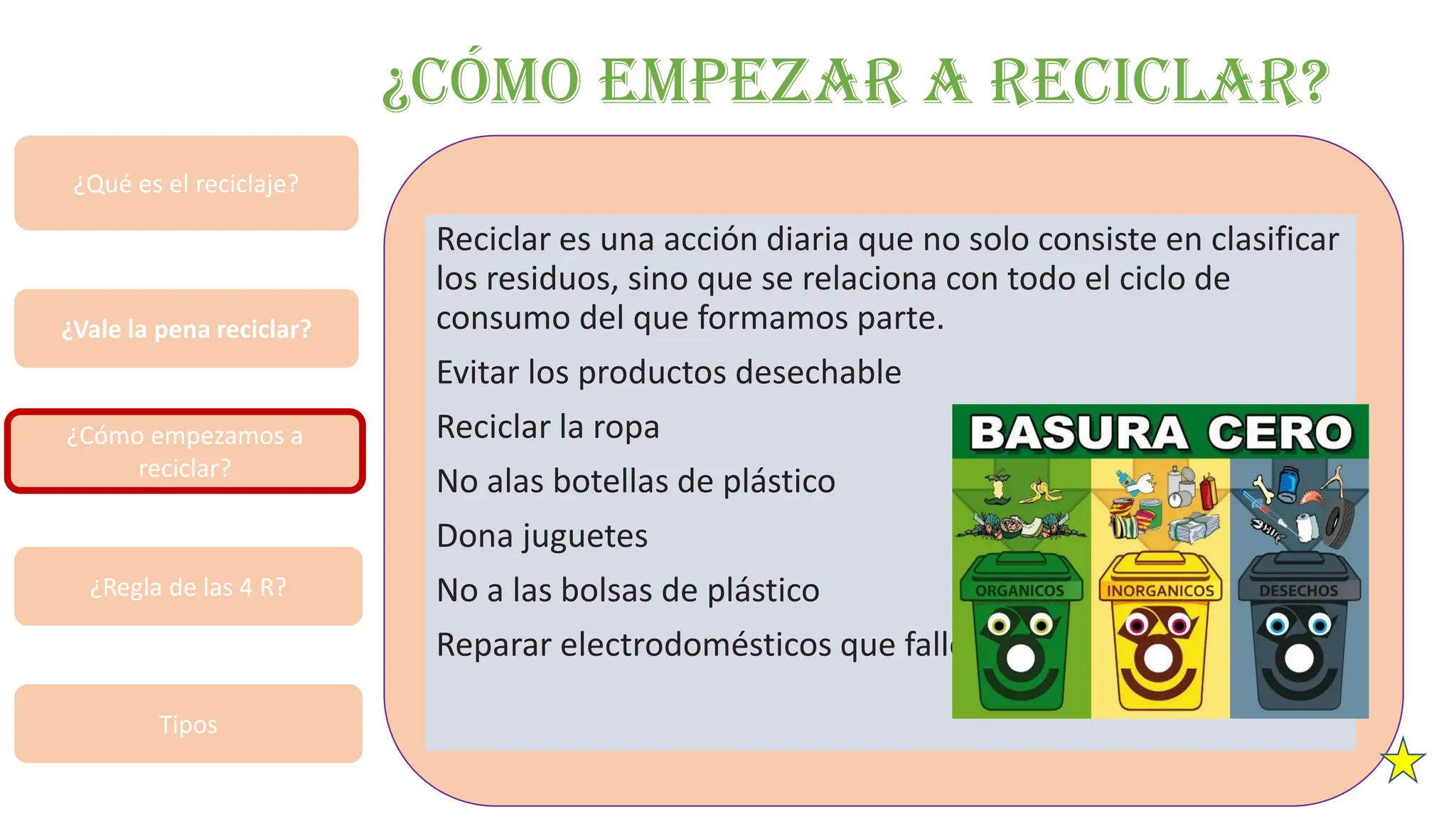 El reciclaje | PPT