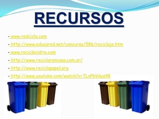 RECURSOS www.redcicla.com