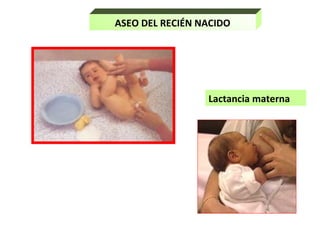 ASEO DEL RECIÉN NACIDO
Lactancia materna
 