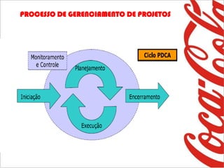 PROCESSO DE GERENCIAMENTO DE PROJETOS
 