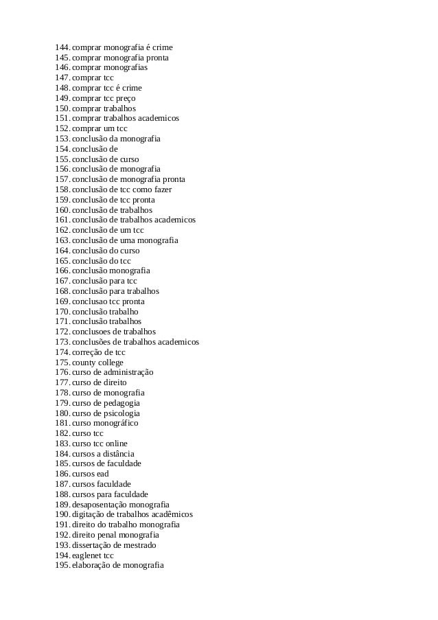 Conclusoes de trabalhos academicos prontas Conclusoes de trabalhos academicos prontas
