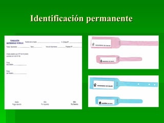 Identificación permanente
 