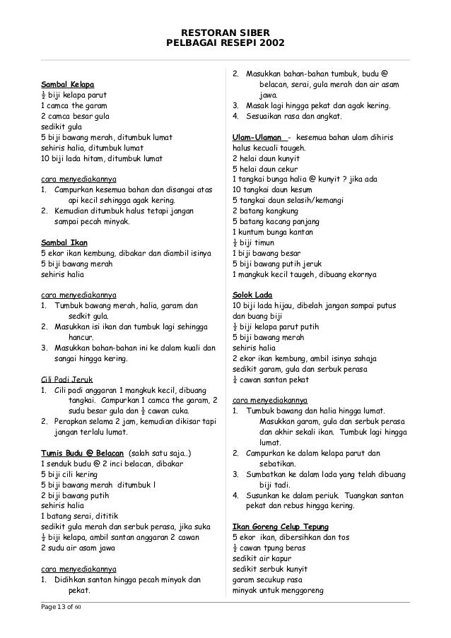 Recipe collection 10