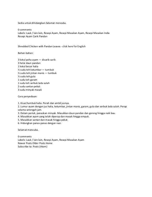 Recipe collection 12