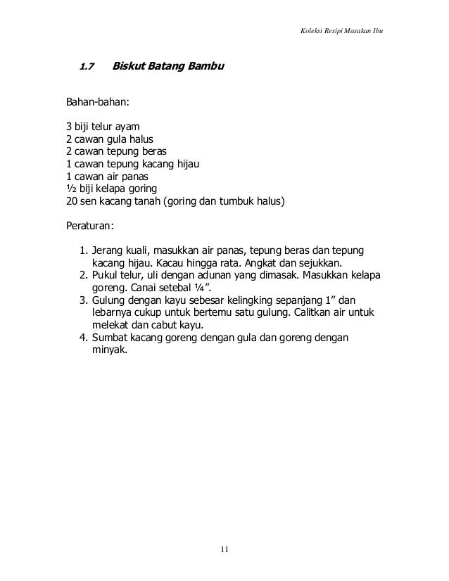 Recipe collection 14