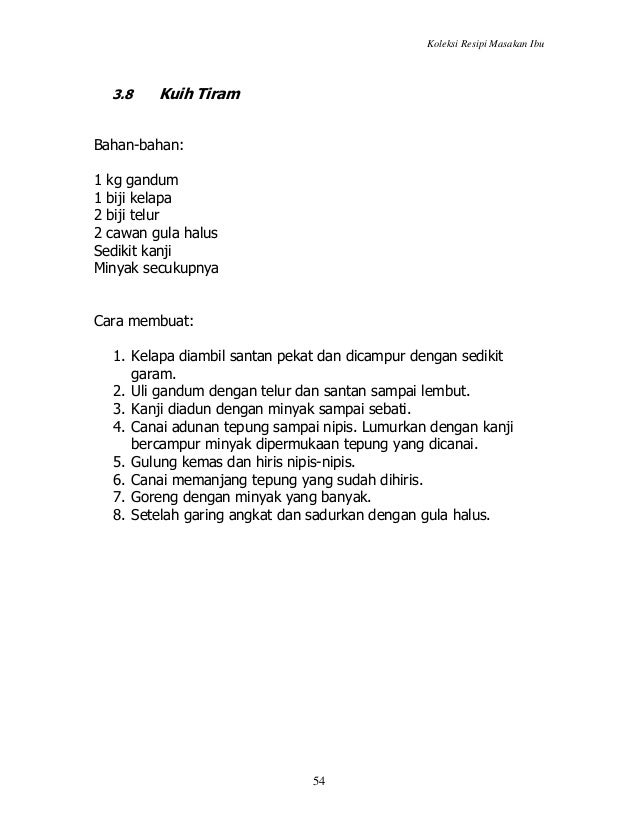 Recipe Collection 14
