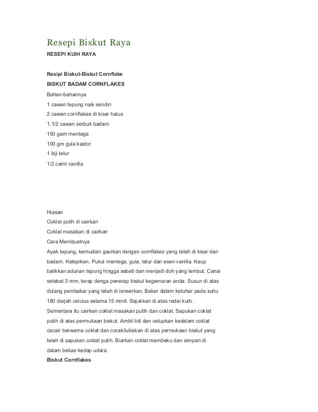 Recipe Collection 15