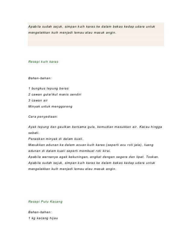 Recipe Collection 15
