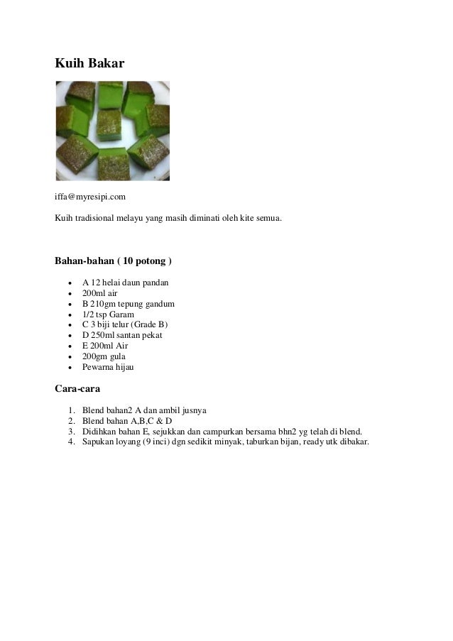 Recipe collection 36