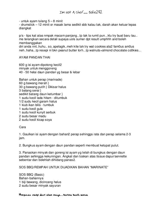 Recipe collection 39