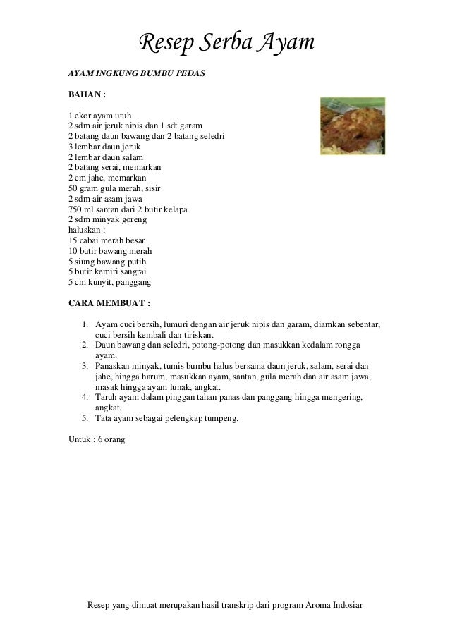 Recipe collection 64