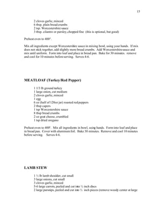 Boutelle Family Recipes