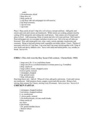 Boutelle Family Recipes