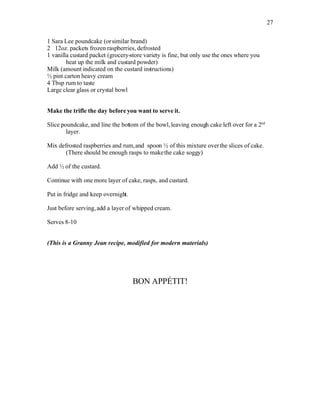 Boutelle Family Recipes