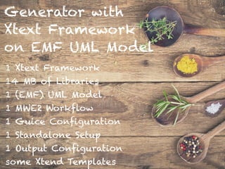 Recipes to build Code Generators for Non-Xtext Models with Xtend | PDF