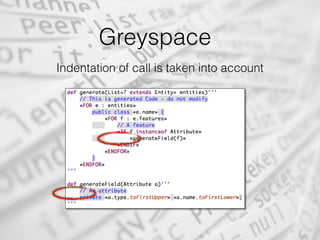 Recipes to build Code Generators for Non-Xtext Models with Xtend | PDF