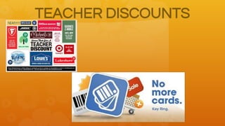 TEACHER DISCOUNTS

 