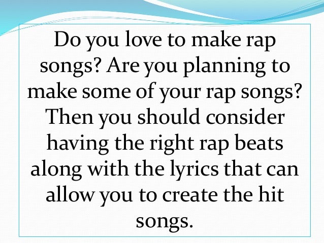 how to write a rap how to write a rap