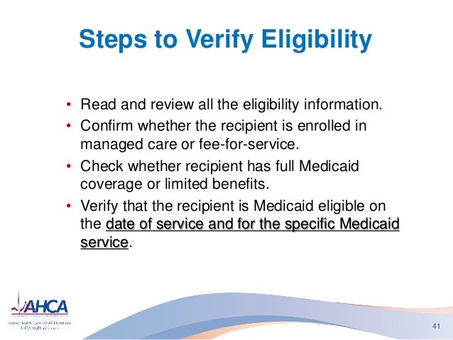 SMMC Longterm Care Provider Webinar Recipient Eligibility Verificat…