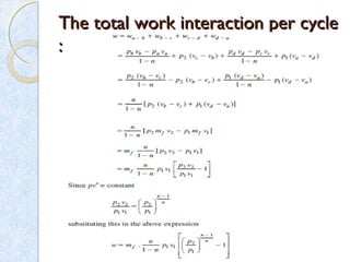 The total work interaction per cycleThe total work interaction per cycle
::
 