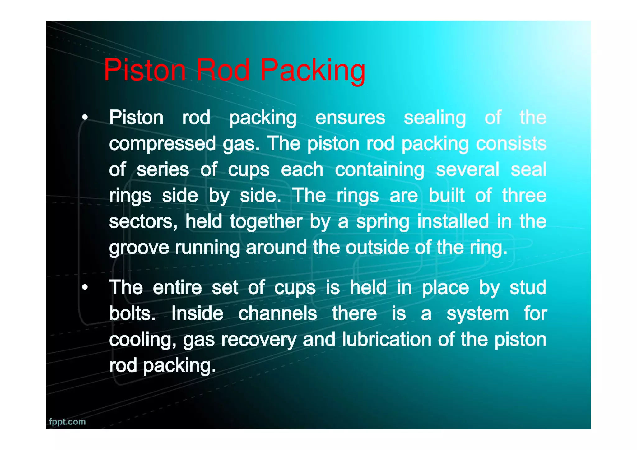 Piston Rod Packing
 