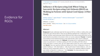 Evidence for
RGOs
10
 