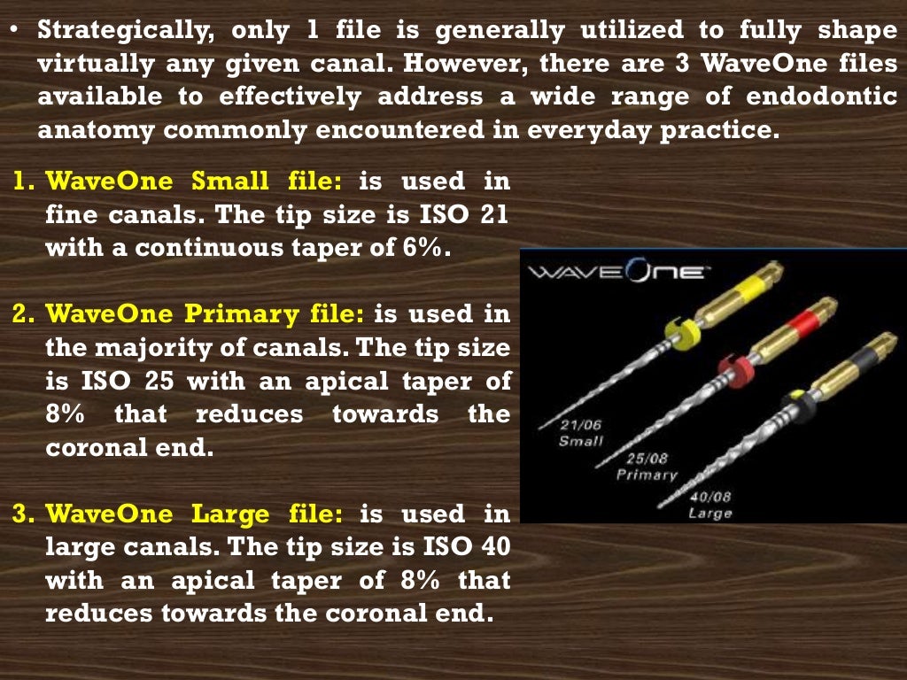 Reciprocating instruments in endodontics
