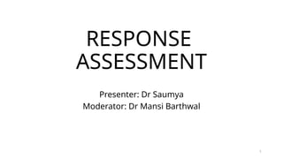 RECIST 1.1 criteria for response assessment | PPTX