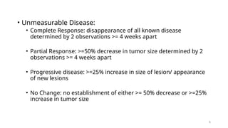 RECIST 1.1 criteria for response assessment | PPTX