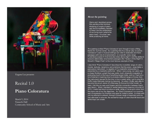 recital 1 0 program booklet