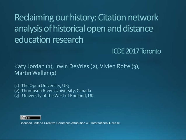 Reclaiming Our History Citation Network Analysis Of Historical Open