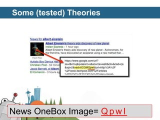 Some (tested) Theories
Image OneBox= Q9QEw
 