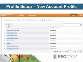 Profile Setup – 2 New Filters
You’ll need 2 profile
filters to make this
work
 