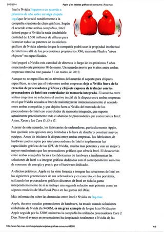 Reclamación Apple (GPU Macbook Pro 2011)