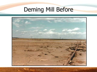 Deming Mill Before




           Area 3 – Upper Test Plot
 