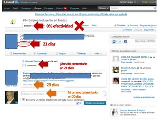 0% efectividad



21 días



           ¡Un solo comentario
           en 21 días!



 20 días
                Ni un solo comentario
                en 20 días
 