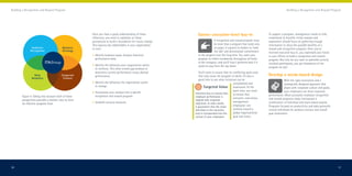 Building a Recognition and Reward Program                                                                                                                                                   Building a Recognition and Reward Program




                                                        Once you have a good understanding of these              Garner executive-level buy-in                              To support a program, management needs to fully
                                                        influences, you need to capitalize on these                                                                         understand its benefits. Initial analysis and
                                                        perceptions to build a foundation for future change.                   A recognition and reward program must        assessment should focus on gathering enough
                                                        This requires key stakeholders in your organization                    be more than a program that exists only      information to show the possible benefits of a
                Audience                   Business     to next:                                                               on paper. It requires its leaders to “walk   reward and recognition program. Once you’ve
               Perceptions                 Strategy                                                                            the talk” and demonstrate commitment         received executive buy-in, you essentially join forces
                                                        • Identify business issues. Analyze historical           to the program over the long term. You want your           in your efforts to build a recognition and reward
                                                          performance data.                                      program to reflect consistently throughout all levels      program. Not only do you start to assemble actively
                                                                                                                 of the company—and you’ll find it performs best if it      involved participants, you get champions of the
                                                        • Identify the behaviors your organization wants         works its way from the top down.                           program as well.
                                                          to reinforce. This often entails gap analysis to
                                                          determine current performance versus desired            You’ll want to ensure that no conflicting goals arise
                  Data                    Corporate       performance.                                            that may cause the program to derail. It’s also a         Develop a needs-based design
                Analytics                  Culture
                                                                                                                  good time to see what initiatives can be                               With the right motivation and a
                                                        • Identify the behaviors the organization wants                                         consolidated and                         strategically designed approach that
                                                          to change.                                                    Targeted Value maximized. At the                                 aligns with corporate culture and goals,
                                                                                                                                                same time, you need                      your employees can drive corporate
                                                        • Incorporate your analysis into a specific            Executive buy-in ensures that    to ensure that              performance. Most successful employee recognition
        Figure 4. Taking into account each of these       recognition and reward program.                      employee performance is
                                                                                                                                                everyone—executives,        and reward programs today incorporate a
        perspectives provides a holistic view to form                                                          aligned with corporate
                                                        • Establish success measures.                                                           management,                 combination of individual and team-based awards.
        an effective program from.                                                                             objectives. In other words,
                                                                                                               it guarantees that the vision    employees—are               Programs focused on productivity and sales generally
                                                                                                               described at the executive       working toward a            reward individuals for product revenue and overall
                                                                                                               level is incorporated into the   global organizational       goal attainment.
                                                                                                               actions of your employees.       goal and vision.




10                                                                                                                                                                                                                                   11
 