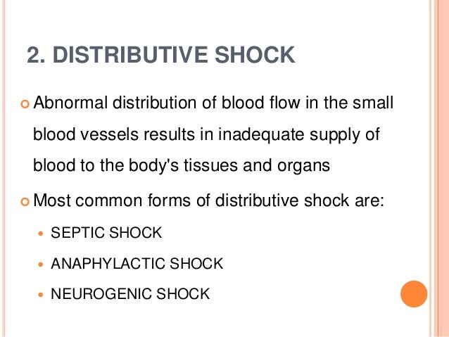 Recognition Of Shock
