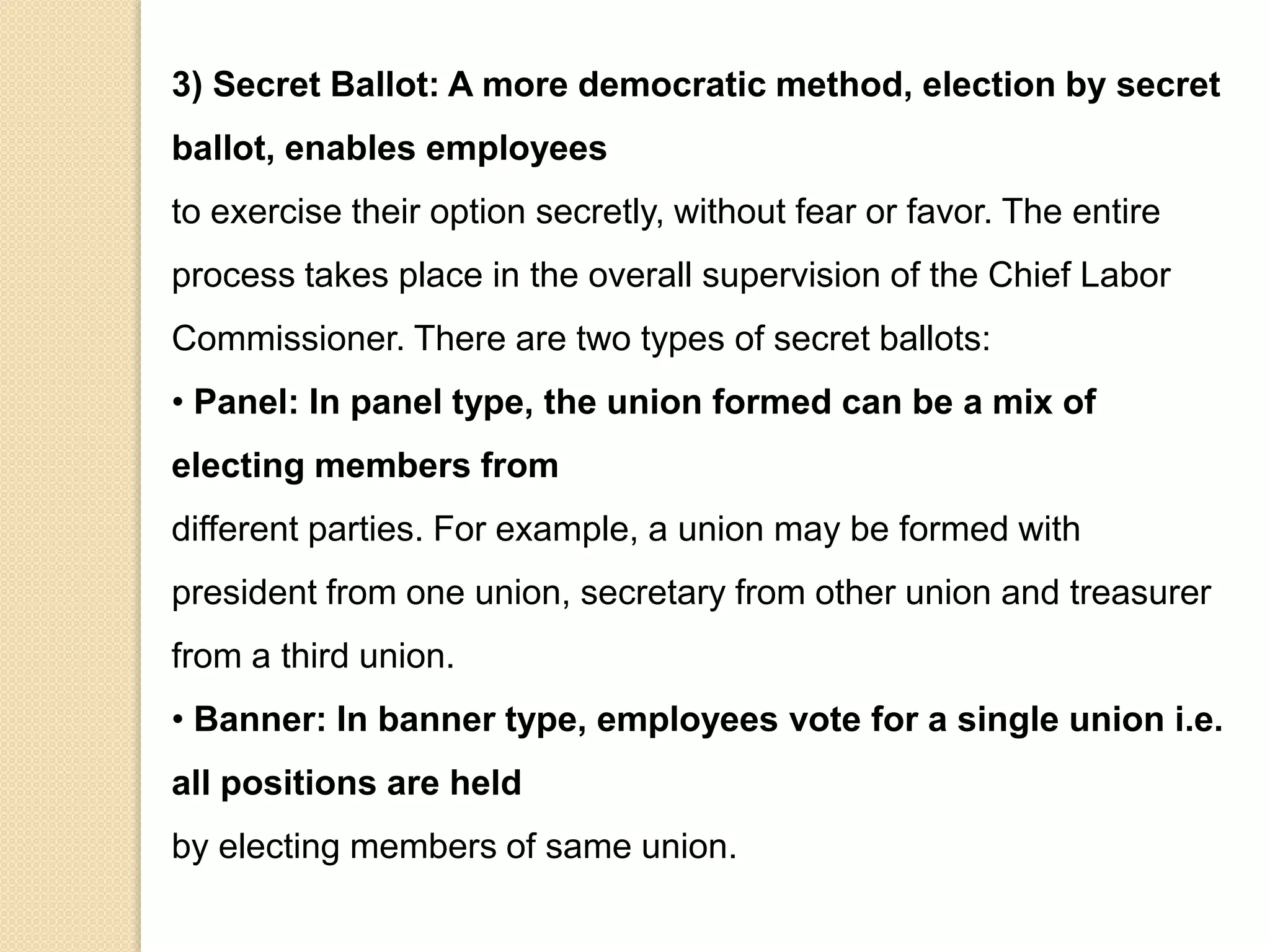 Recognition of trade union | PPTX