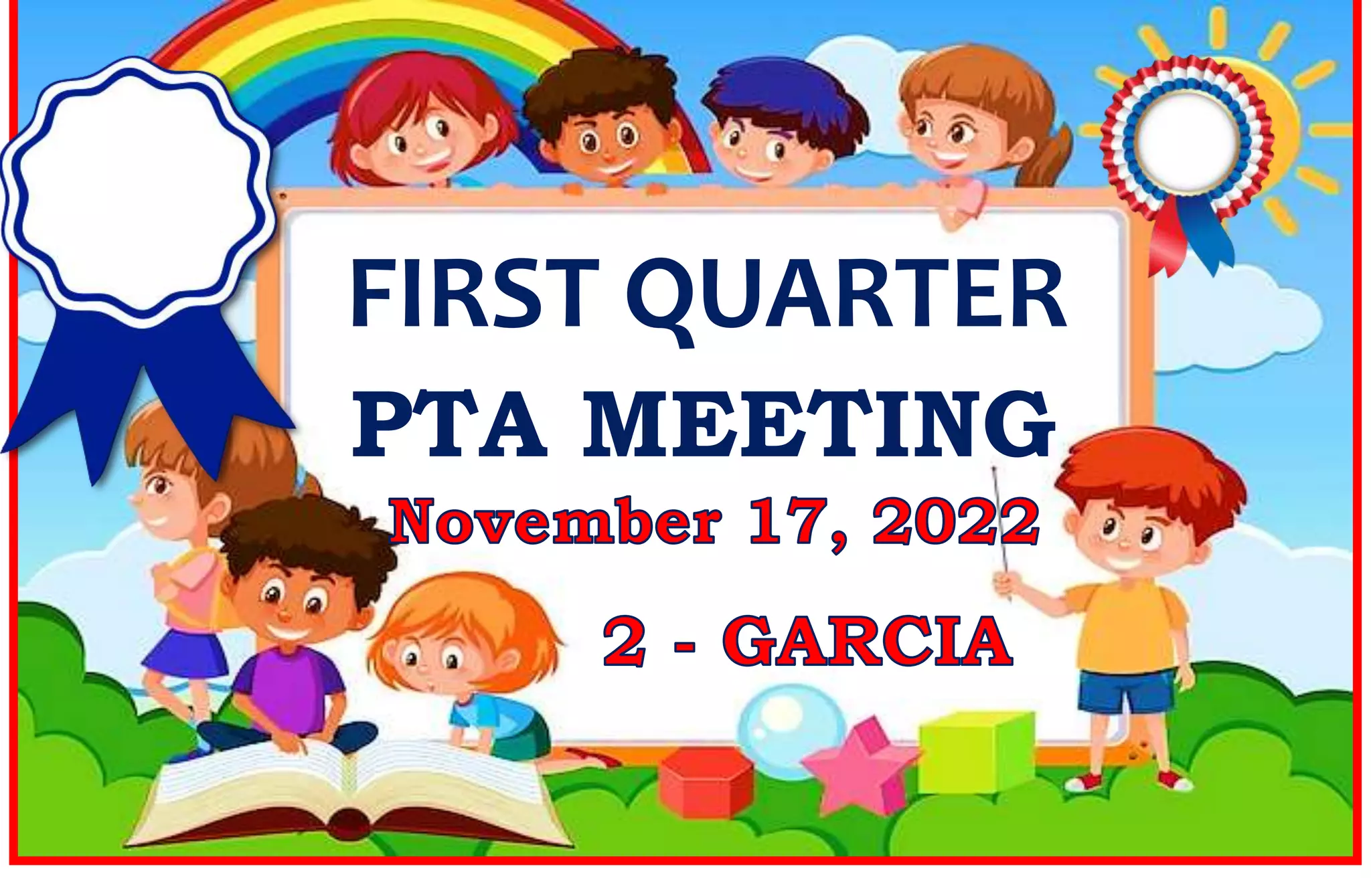 PTA MEETING
FIRST QUARTER