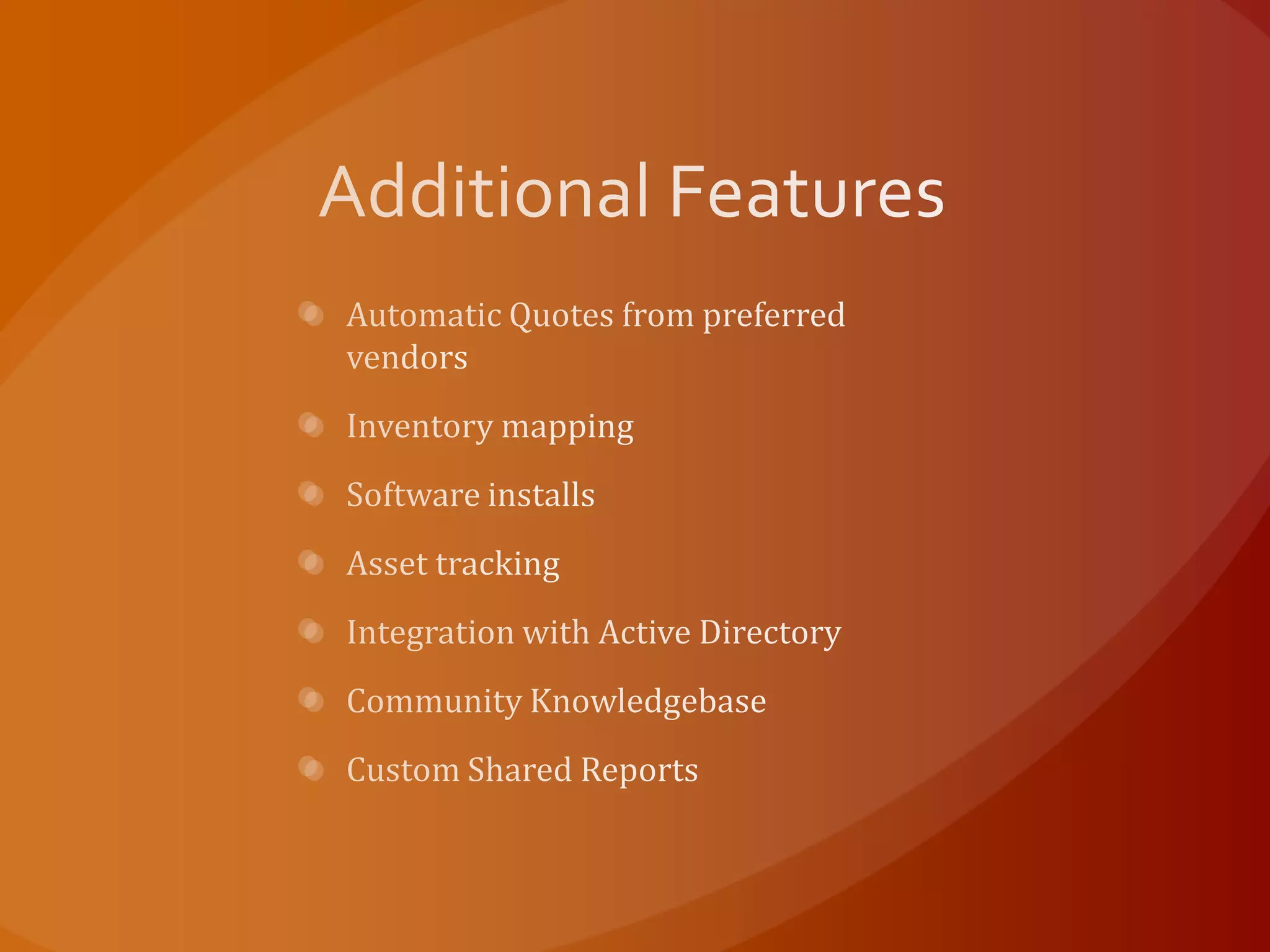 Recognition presentation