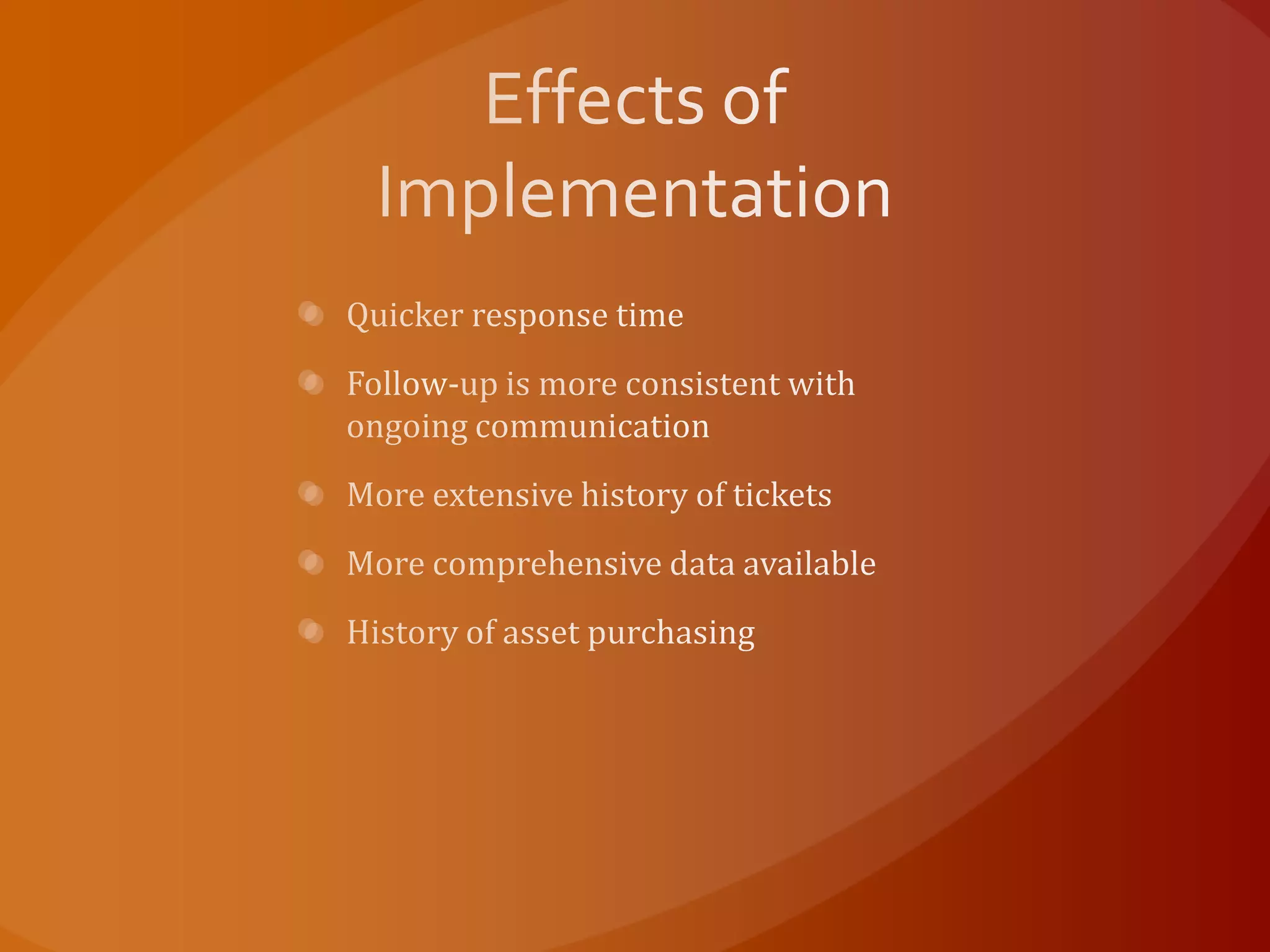 Recognition presentation