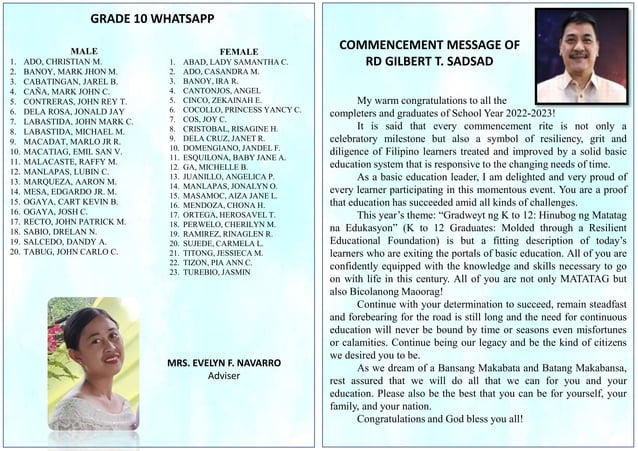 RECOGNITION RITES INVITATION 2023.pptx | Professional School ...