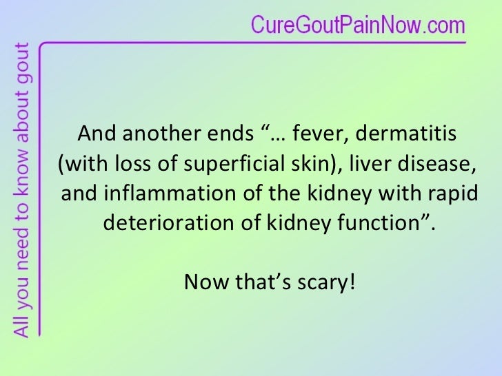 Colchicine Side Effects Liver