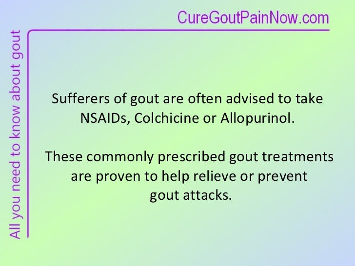 Recognize Gout Medication Side Effects