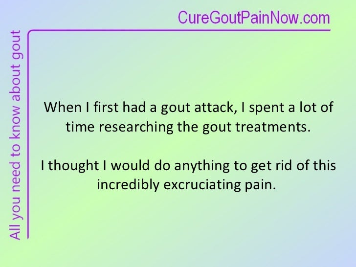 Side Effects Of Gout Medication
