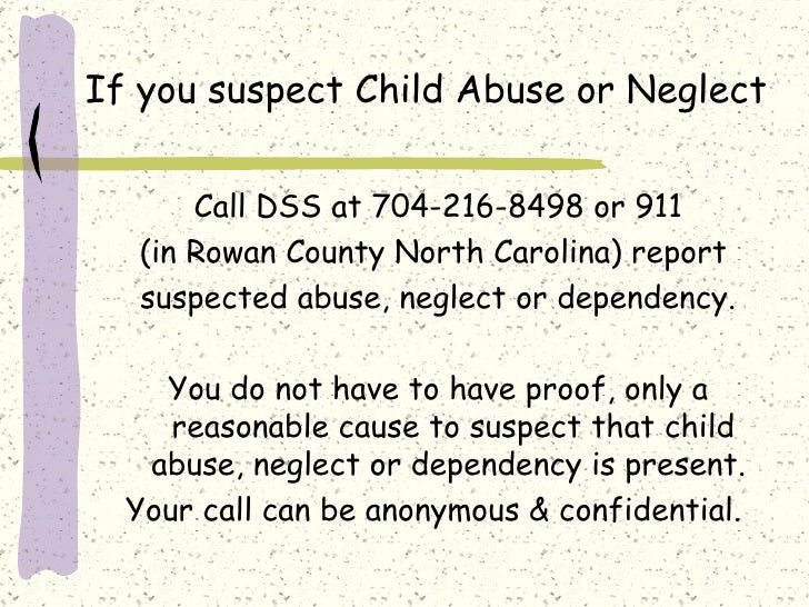 Recoginizing and Reporting Child Abuse & Neglect