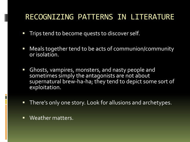 Recognizing Patterns In Literature recognizing-patterns-in-literature