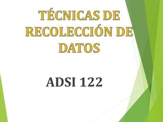 ADSI 122
 
